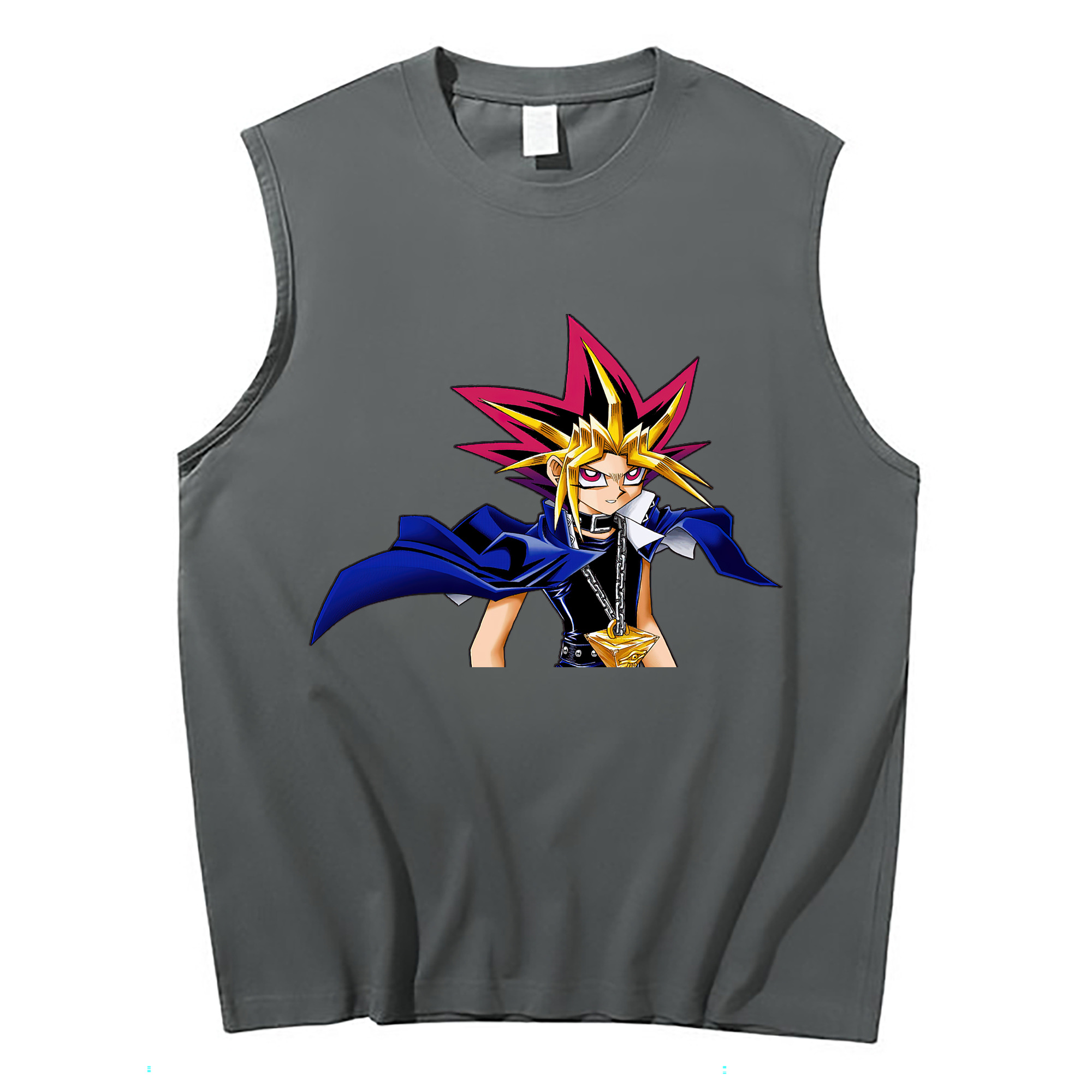 （画像用） 遊☆戯☆王 Yu-Gi-Oh! コットン100％タンクトップ（フロントプリント）